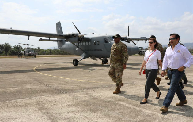 Estados Unidos equipa a estamentos de seguridad panameños para defender la frontera con Colombia. Foto: Senan.