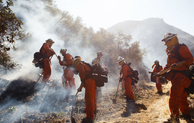 El incendio bautizado como