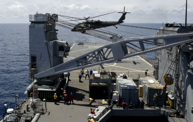 En el momento de los hechos, el portaaviones y su flotilla de ataque se encontraban realizando