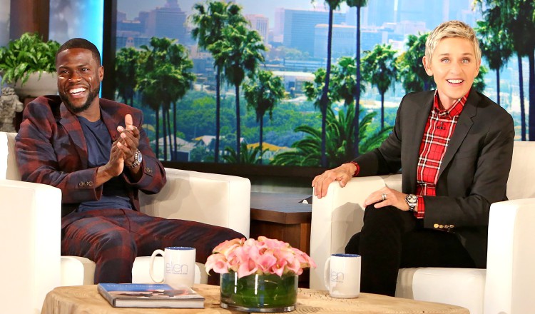 Ellen DeGeneres confesó que desea ver a Hart presentando los Óscar. 