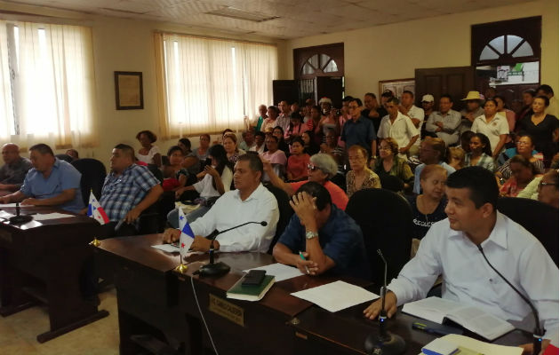 Reunión del Consejo Municipal de San Carlos. Foto: Panamá Oeste.  