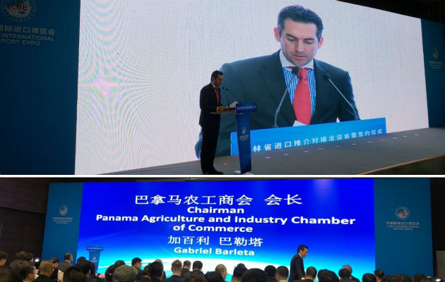 El presidente de la Cámara de Comercio, Industrias y Agricultura (CCIAP), Gabriel Barletta expuco ante empresarios de la provincia de Jilin sobre oportunidades de negocios en Panamá.