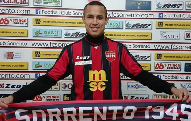 ¡Al Calcio! Panameño Eric Herrera jugará con el Sorrento de Italia. Foto: Panamá América.