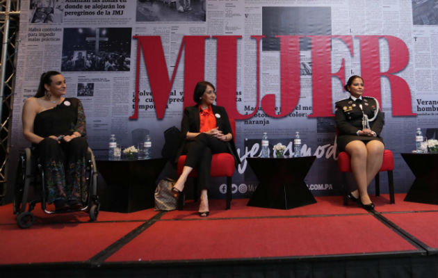 Esther Faskha, Gisela Álvarez de Porras y Ayda Villarreal. Foto: Archivo.