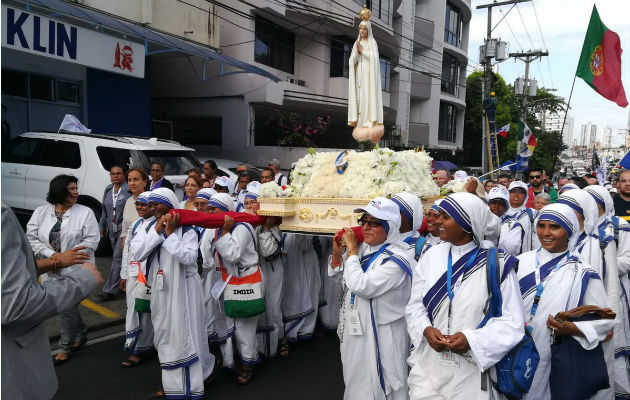 Nuestra Señora de Fátima en JMJ Panamá. Foto/Cortesía