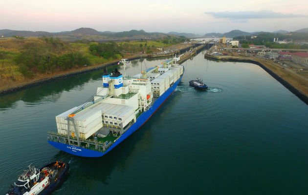 El tráfico en el Canal de Panamá se ha mantenido constante. Foto: Cortesía