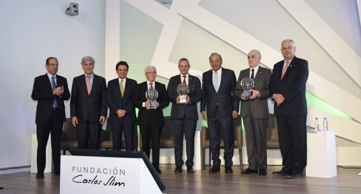 En el Museo Soumaya, una institución cultural en México y lugar del evento, Marco Antonio Slim habló de la importancia de sumar esfuerzos entre los diversos actores de la sociedad. Foto/Cortesía