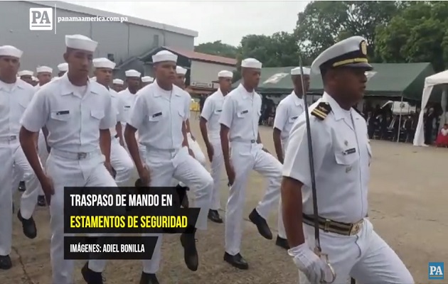 Realizan traspaso de mando en estamentos de seguridad