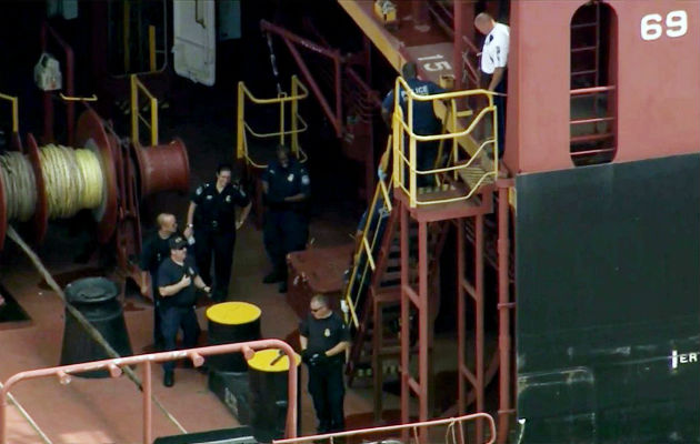 Sitios web que rastrean naves indican que el buque confiscado en Filadelfia, llamado MSC Gayane, navega con bandera de Liberia y llegó a la ciudad después de las 5 de la mañana del lunes.