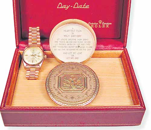 Jfk marilyn outlet monroe rolex