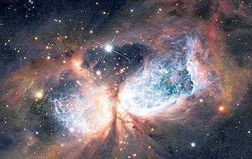 Hubble” capta extrema violencia en la etapa final de formación de una  estrella | Panamá América