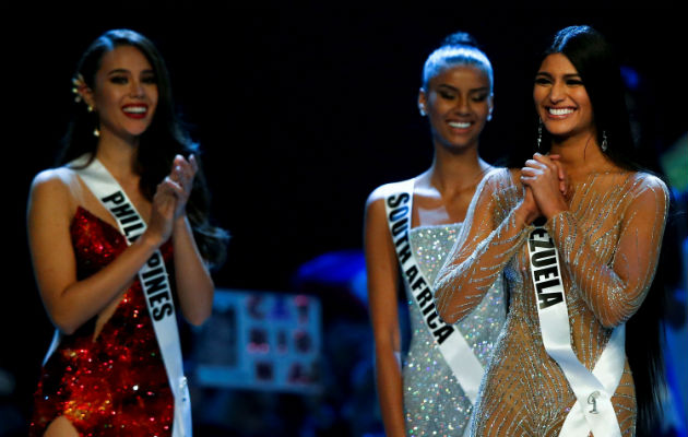 La tres finalistas de Miss Universo 2018. Foto/EFE