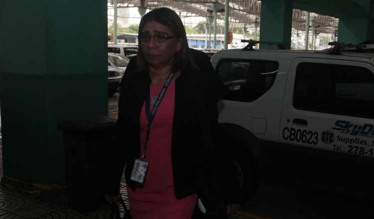 Fiscal Elizabeth Carrión, quien fue multada por revelar el nombre del testigo protegido. Foto de Víctor Arosemena.
