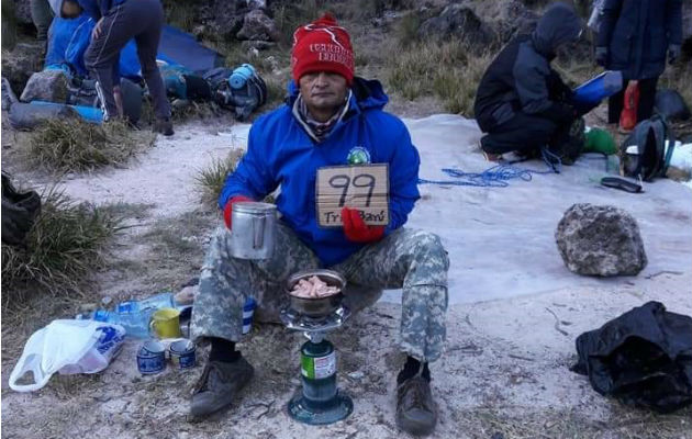 Las bajas temperaturas se registran en los cráteres del volcán Barú. Foto: José Vásquez. 