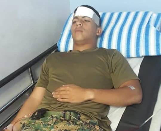 Los agentes del Senafront, recibieron heridas en varias partes del cuerpo. Foto/Diómedes Sánchez