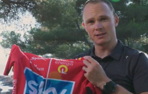 Chris Froome atesora el maillot rojo.