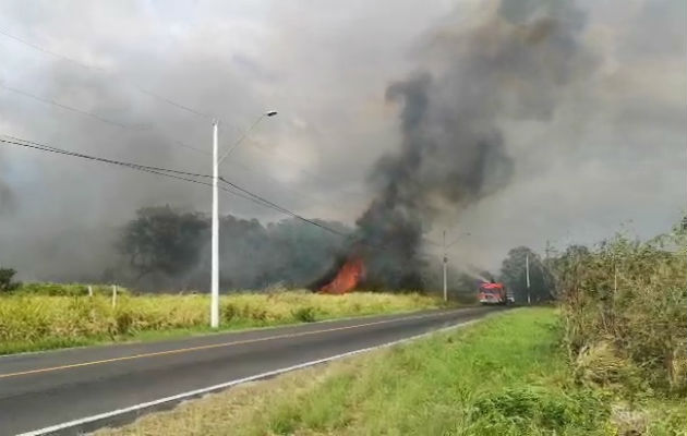 Algunos de estos incendios forestales han dejado bomberos lesionados y con fracturas dijo el Comandante Madrid.