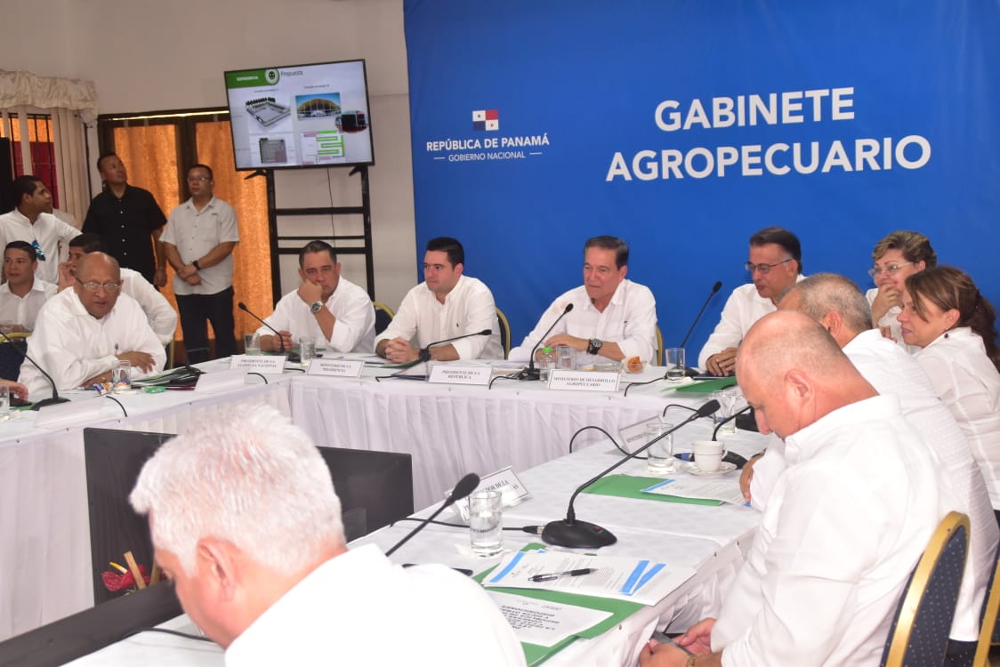 El primer Gabinete Agropecuario se celebró en el distrito de Santiago de Veraguas.