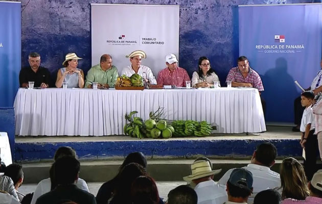 Laurentino cortizo realiza gira comunitaria. Foto/Cortesía