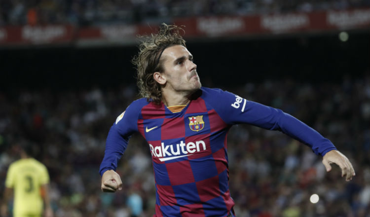 Antoine Griezmann anotó el primer gol del partido.  Foto AP