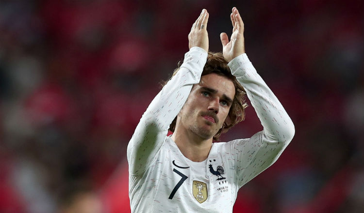 Antoine Griezmann está con la selección de Francia. Foto EFE