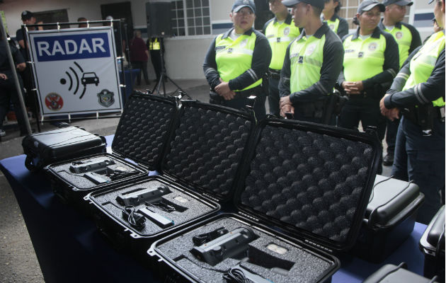La Policía Nacional puso en conocimiento que cuenta con 12 radares.