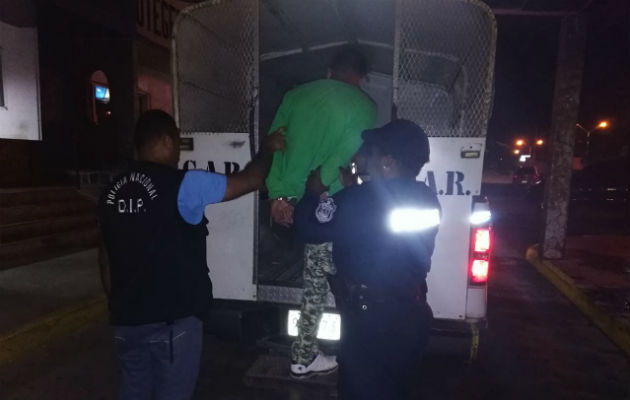 El sujeto fue aprehendido en su propia residencia. Foto: Thays Domínguez.