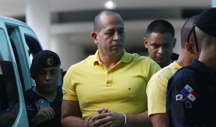 Hidadi Santos Saavedra al ingresar a una de las audiencias en el Sistema Penal Acusatorio. Foto de Edwards Santos