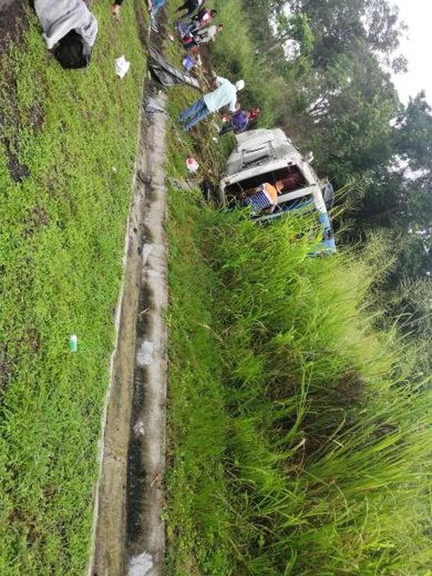 El accidente de tránsito se registró a la altura del sector conocido como Arimae.
