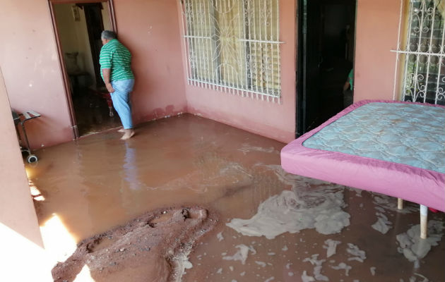 Se dieron pérdidas de enseres en el sector conocido como Mata de El Coco. Foto: Eric A Montenegro.  