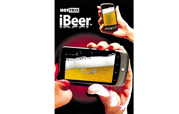 Acá tienes una aplicación con la cual se supone harás creer que te estás tomando un buen vaso de cerveza con tu Android. iBeer utiliza el acelerómetro para que la cerveza se vaya moviendo.