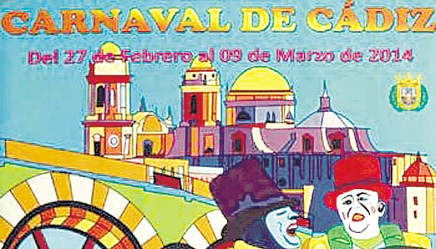 Carnaval de Cádiz 2014 Carnaval de Cádiz 2014 es posiblemente la aplicación más completa en lo que se refiere a la información sobre todas las agrupaciones, chirigotas, comparsas y coros que actúan en el Gran Teatro Falla, desde los preliminares hasta la gran final.