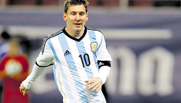 Messi no tuvo un partido brillante, pero llevó peligro en ocasiones.