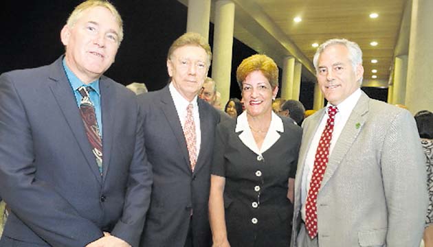 John Law, Ron Coleman, Patricia Arias Cerjak y Steve Basar.