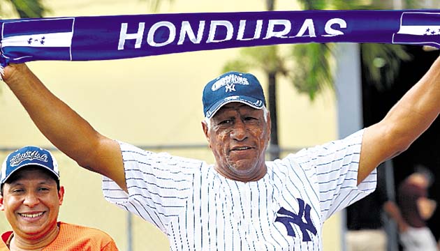 Los hondureños también querían ver a los Yanquis.(Anayansi Gamez)
