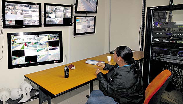 Para garantizar la seguridad se usan 56 cámaras