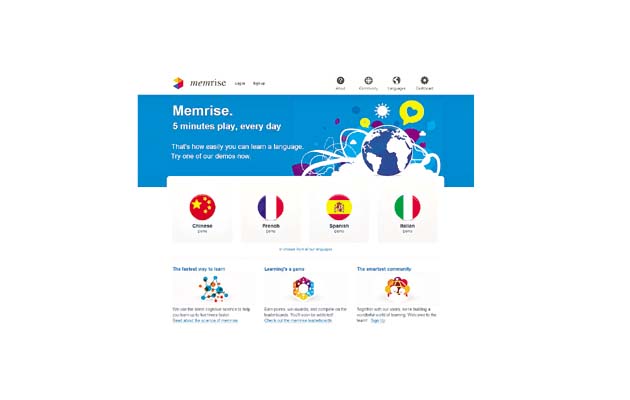 Es un servicio web para aprender idiomas que se basa en cursos creados por los miembros de su propia comunidad. Los temas son variados, desde ciencia a historia. Lo bueno es que el método consiste en un sistema de tarjetas para memorizar vocabulario.