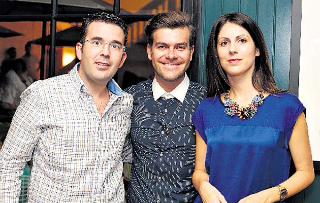 2. César Tauste, David Corzo y María José Solves.