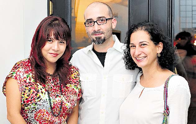 4. Mariery Young, Jorge Alemán y Karla Ehlers.