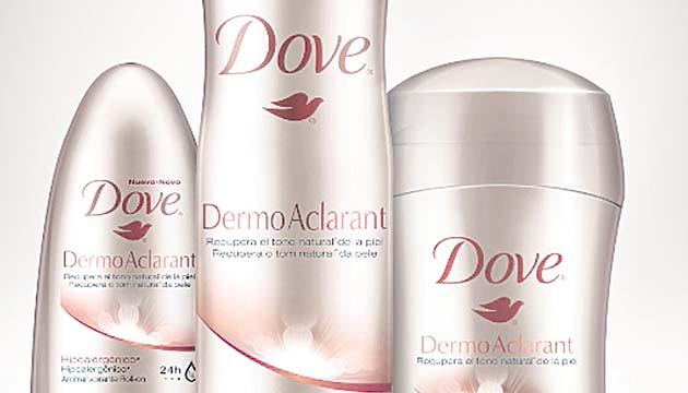 Dove Dermo Aclarant. Este desodorante comienza a trabajar desde la aplicación para acelerar el proceso de renovación de la piel y emparejar el tono de las axilas.