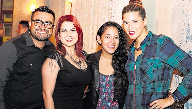 4. Juan Carlos Gómez, Kristina Foguel, Solange Quintero y Maristella González.