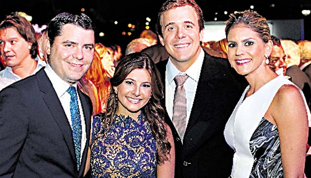 3. Edmundo Vidal, Michel Arias de Vidal, Manuel Arango y Marietta Mallal.