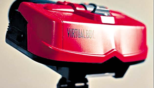 Aciertos y desaciertos. Nintendo Virtual Boy, En 1995, Nintendo quiso dar el salto a la realidad virtual con una consola con procesador de 32 bits, 3D estereoscópico, un joystick de seis botones y un catálogo de 22 juegos, pero demasiado pesado e imposible de ajustar a las alturas que la condenaron al fracaso.