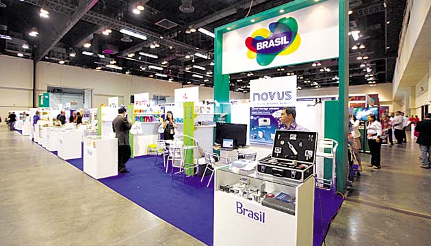 Entidades de Brasil señalan que más empresas desean participar de la feria.(Edwin González)