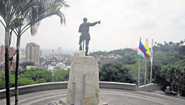 Mirador y estatua de Sebastián de Belalcázar