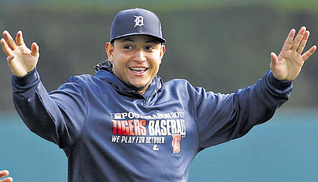 Miguel Cabrera ha conectado 365 cuadrangulares y ha empujado 1,260 carreras en las Grandes Ligas, con los Marlins y los Tigres .(AP)