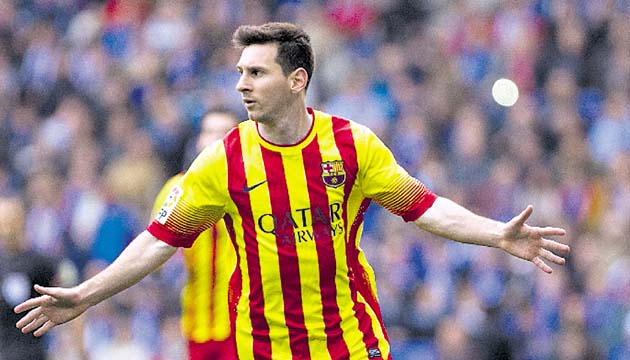 Lionel Messi ha marcado ocho goles en esta Champions.(EFE)