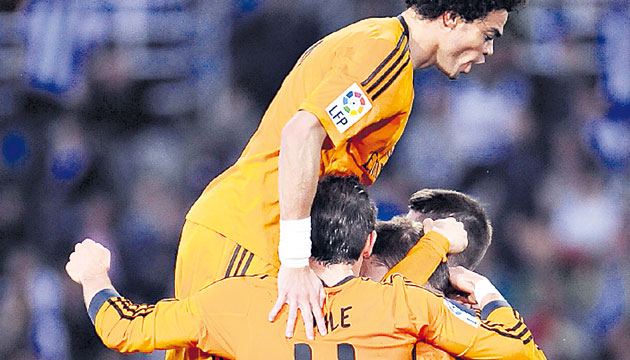 El Real Madrid ganó por goleada sin Cristiano Ronaldo.(AP)