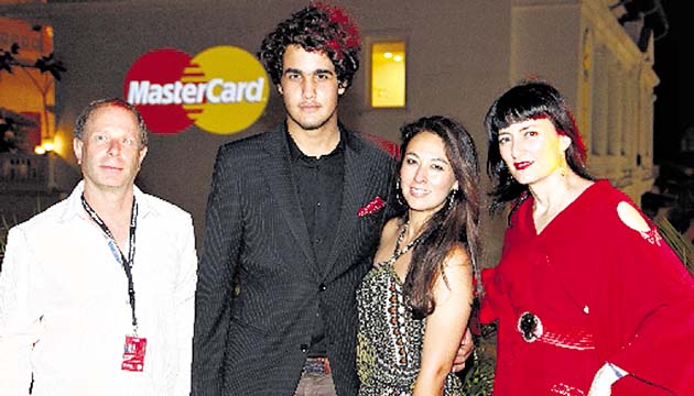 2. Robert Deutsch, Adán Perugorría, Blanca Granados y Cucu Diamantes.