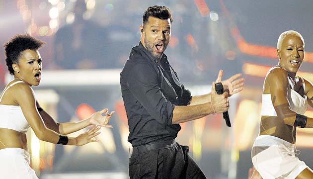 Ricky Martin, listo para el Mundial de Fútbol 2014.